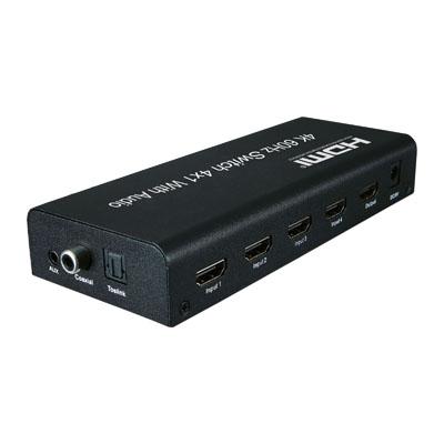 4K HDMI Switcher 4x1 with Audio